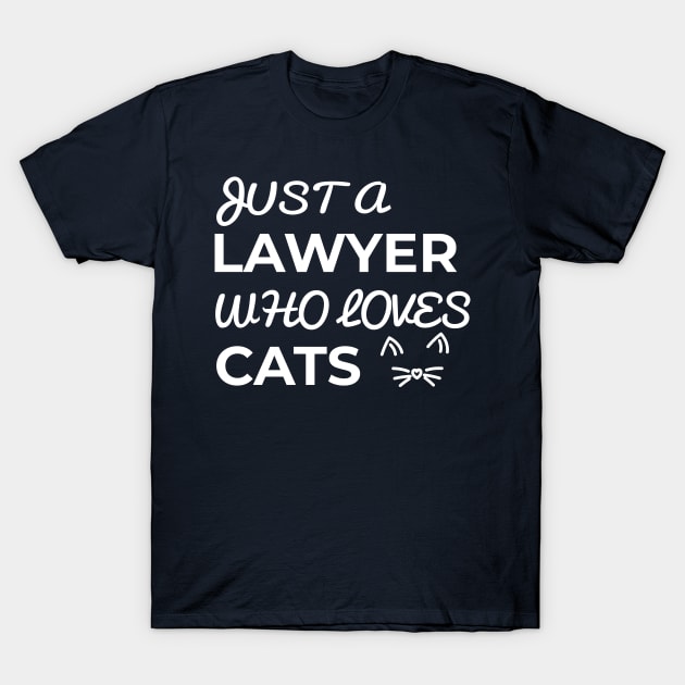 lawyer cat T-Shirt by Elhisodesigns